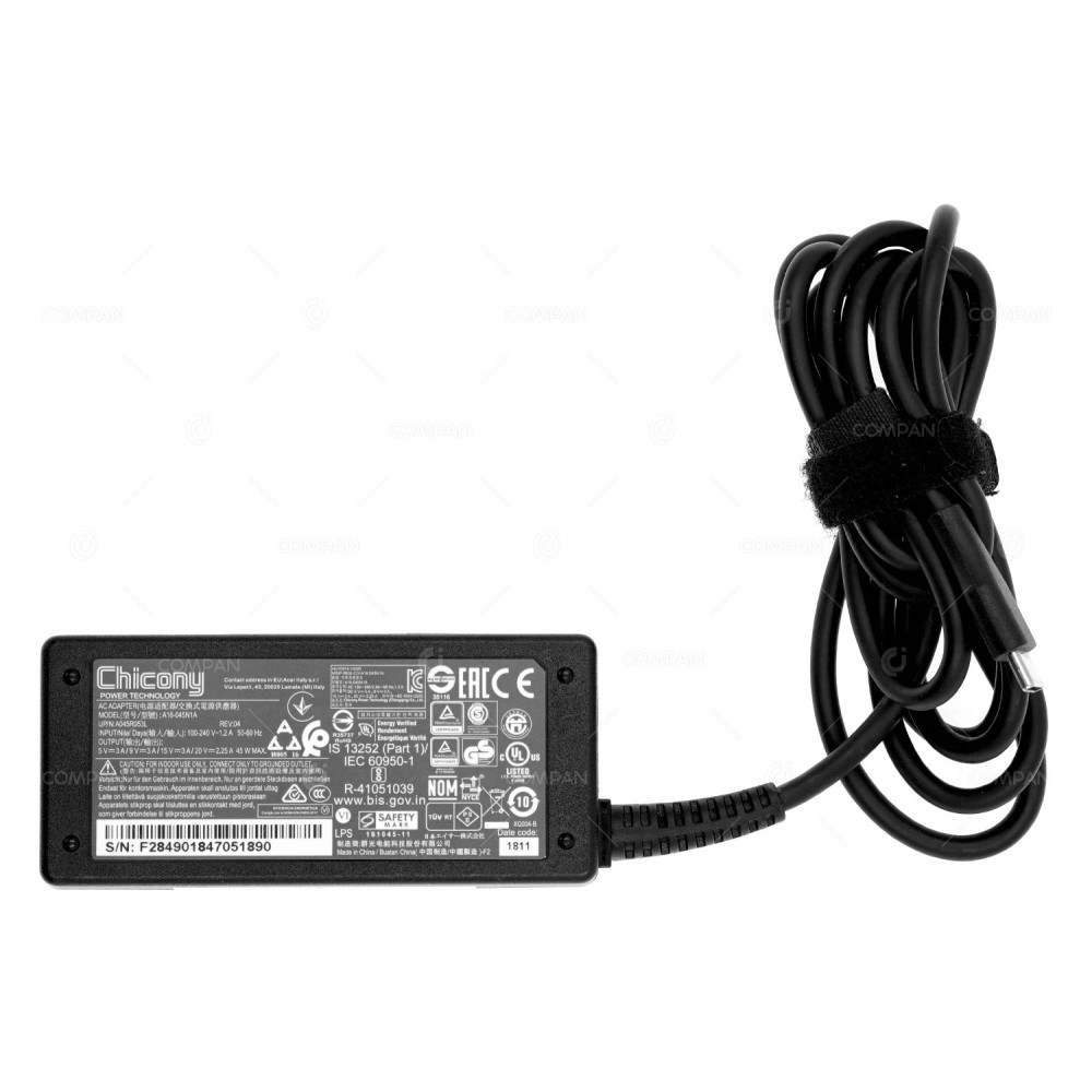 A045R053L AC ADAPTER CHICONY 20V 2,25A 45W -